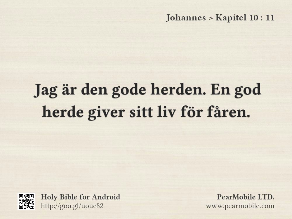 Johannes, Kapitel 10:11